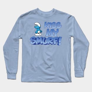 Kiss My Smurf Long Sleeve T-Shirt